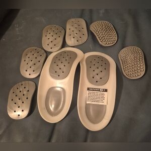 WalkFit Platinum Orthotic Insoles Complete Set Adjustable Arch Supports Massage